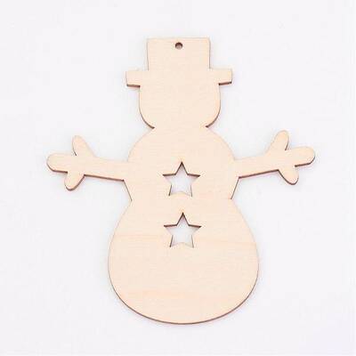 Undyed Wooden Pendants