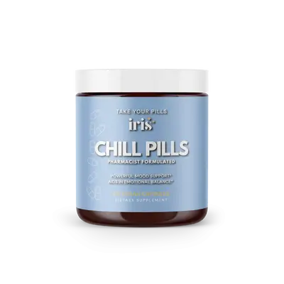 Chill Pills Stress Relief: Pharmacist Formulated, All Natural, Non-Drowsy Relief, Instant Mood Boost & Emotional Balance