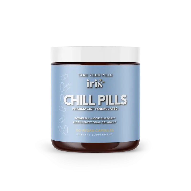 Chill Pills Stress Relief: Pharmacist Formulated, All Natural, Non-Drowsy Relief, Instant Mood Boost & Emotional Balance