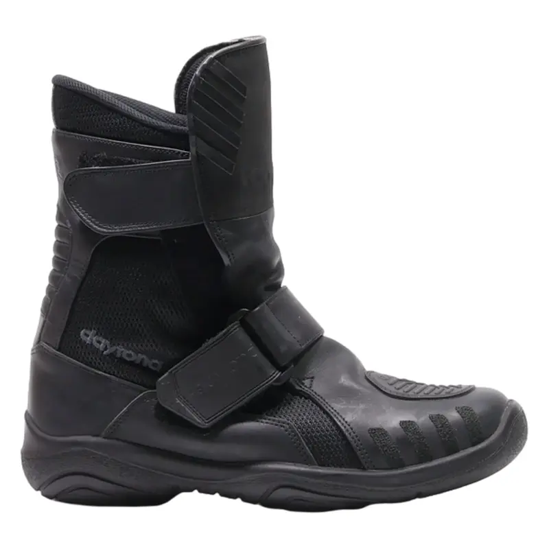 DAYTONA Biker Boots Black Leather Mens UK 7