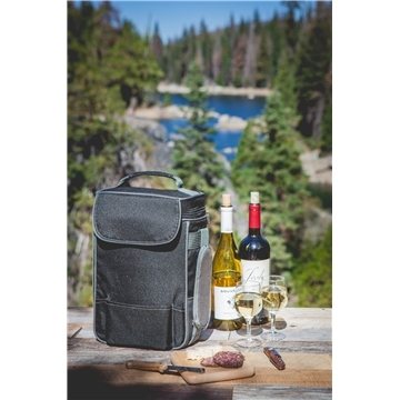 24 Promotional Duet Wine & Cheese Tote - Insulated & Complete Set