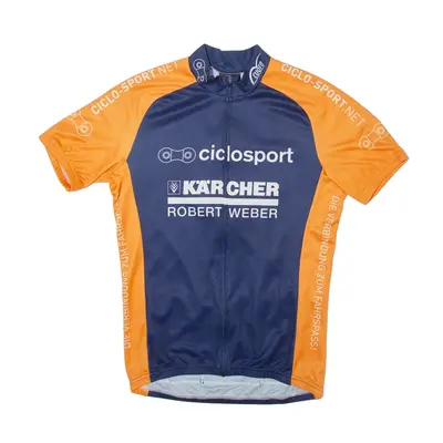 CUORE Cycling Full Zip Mens Jersey Blue XS