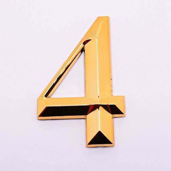 Plastic & PVC Number Sign Labels