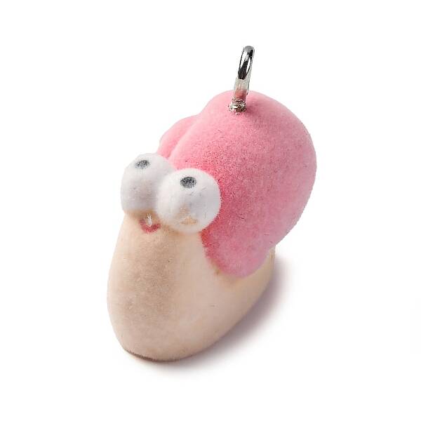 Flocky Animal Resin Pendants