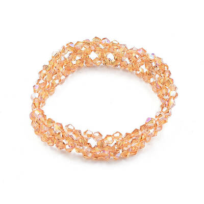 Bling Glass Beaded Stretch Bracelet