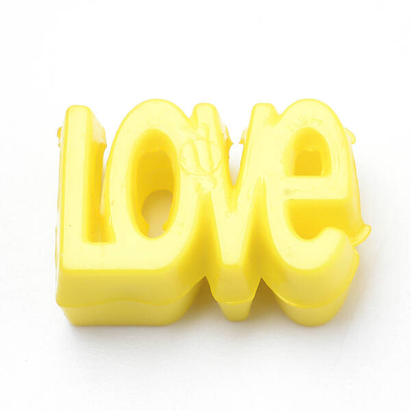 Opaque Acrylic European Beads