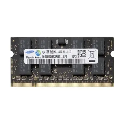 M470T5663FBC-CF7 Samsung 2GB DDR2-800MHz SODIMM 2Rx8 CL6 Memory