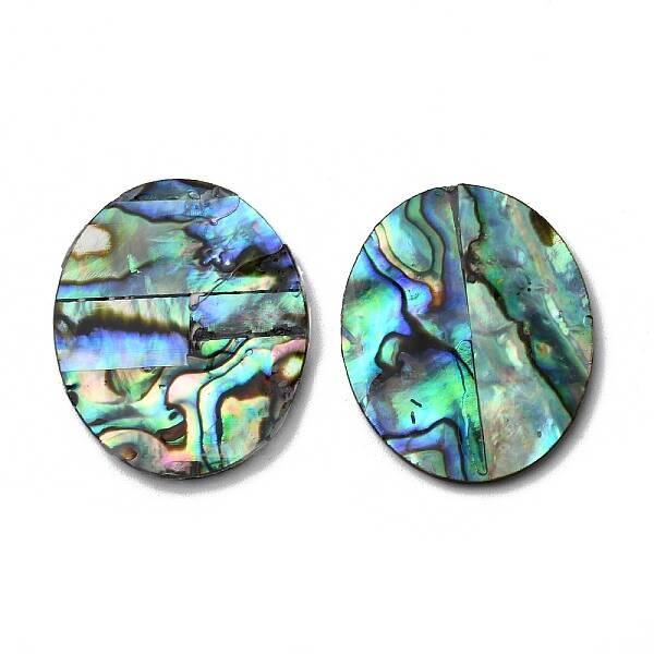Natural Paua Shell Cabochons