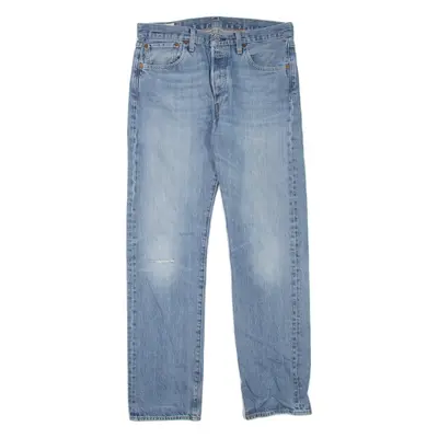 LEVI'S Womens Jeans Blue Regular Straight Stone Wash W32 L32