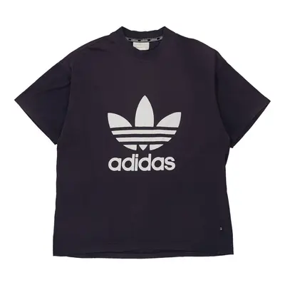 Adidas T-Shirt - 2XL Navy Cotton