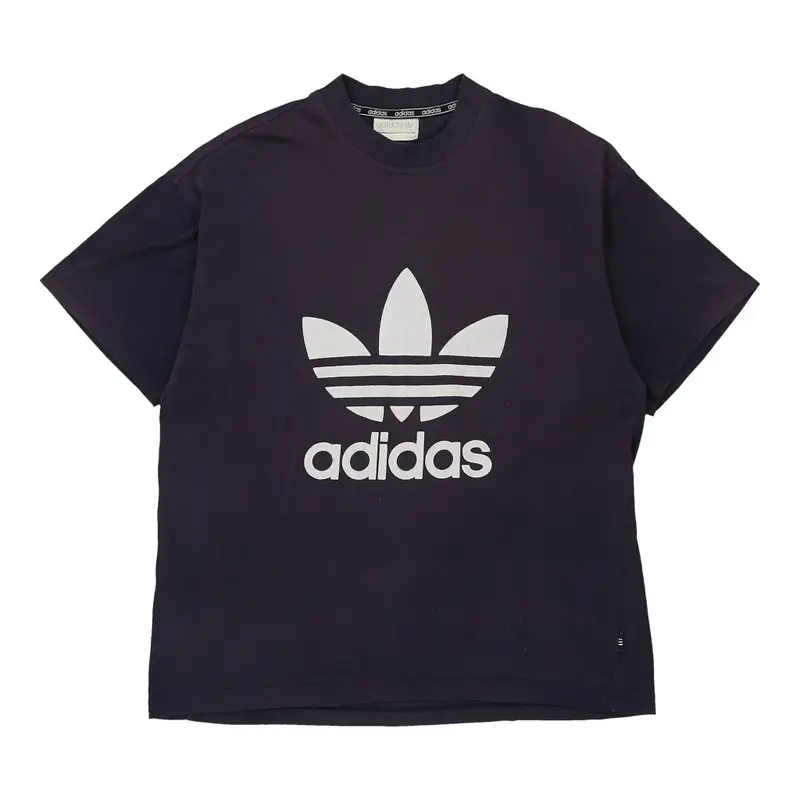 Adidas T-Shirt - 2XL Navy Cotton