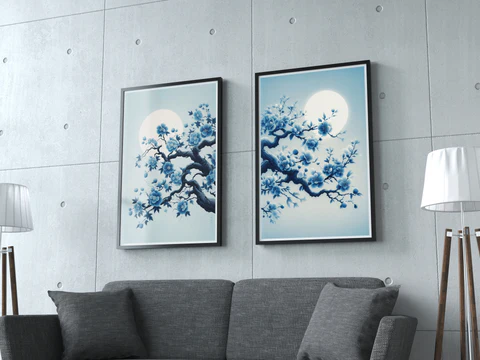 Moonlit Blossoms in Bloom