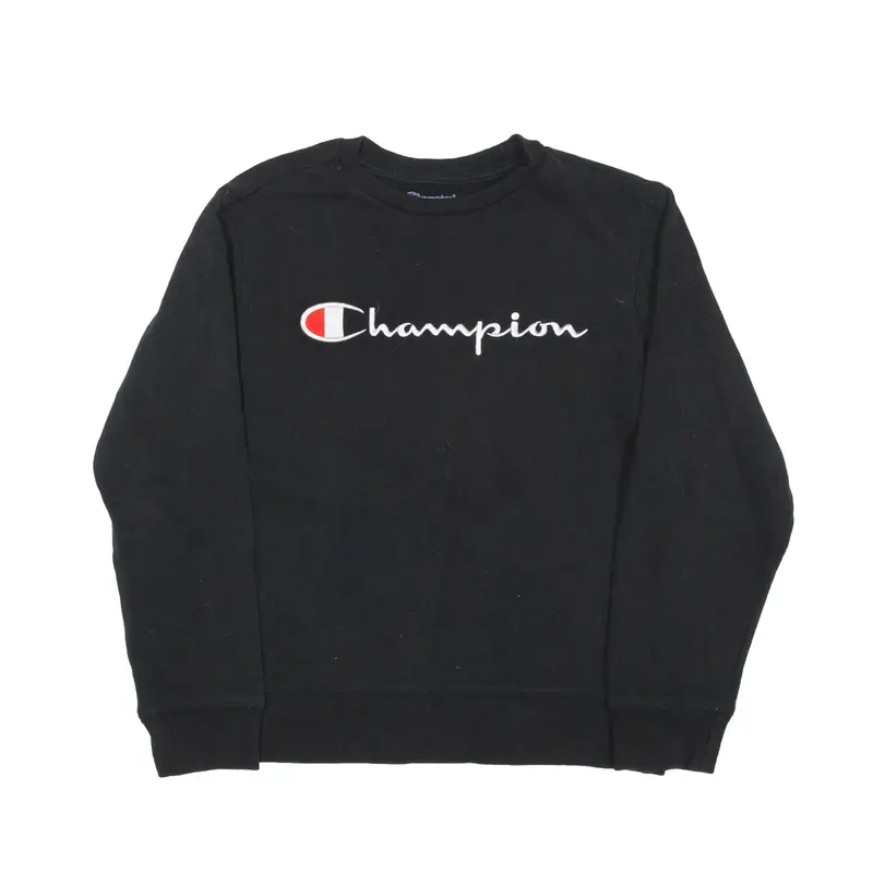 CHAMPION Sweatshirt Black Boys M