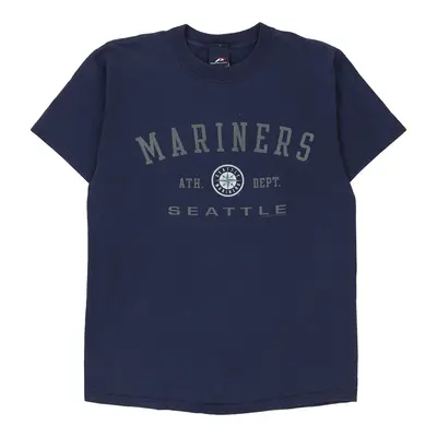 Seattle Mariners Pro Player MLB T-Shirt - Large Navy Cotton