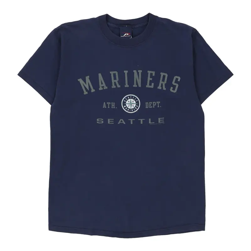 Seattle Mariners Pro Player MLB T-Shirt - Large Navy Cotton