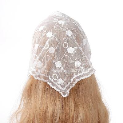 Lace Triangular Scarf Headband