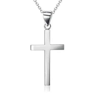 Sterling Silver Cross Pendant Necklace