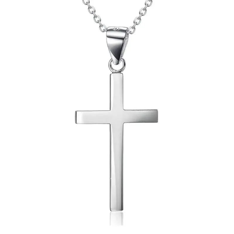 Sterling Silver Cross Pendant Necklace