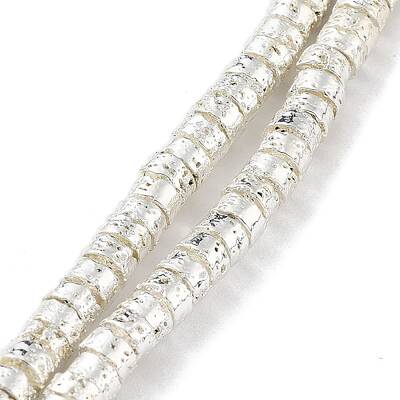 Electroplated Natural Lava Rock Beads Strands