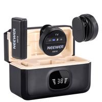 NEEWER KM18 Wireless Button Lavalier Microphone for USB C Phone PC
