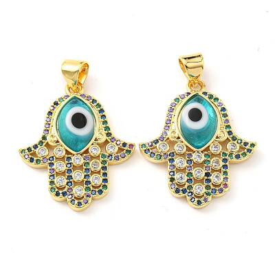 Brass Cubic Zirconia Pendants