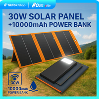 30W/10W  Solar Power Charger  Upgraded Foldable Portable Solar Panel with 5V 3A Output  Ideal for Camping, Hiking  Compa