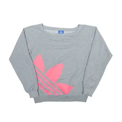 ADIDAS Sweatshirt Grey Girls 2XL