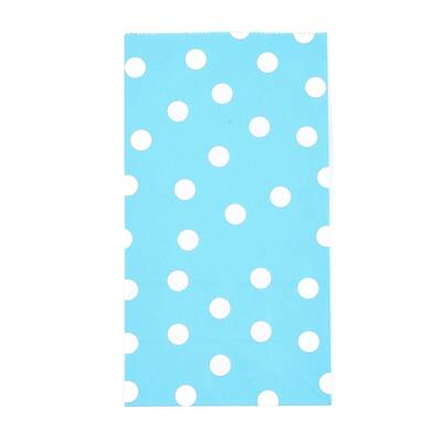 Polka Dot Pattern Eco-Friendly Kraft Paper Bags