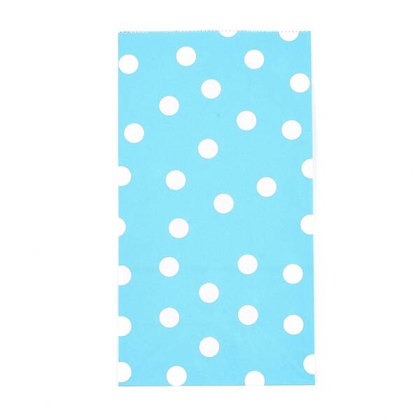 Polka Dot Pattern Eco-Friendly Kraft Paper Bags