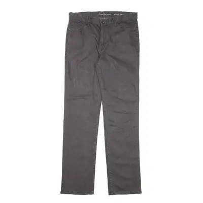 CALVIN KLEIN Jeans Grey Denim Regular Straight Mens W32 L32