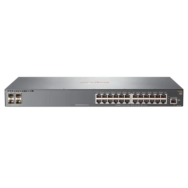 JL354A#ACQ HP Aruba 2540 Series 2540 24G 4SFP+ 24 x RJ-45 10/100/1000Base-T and 4 x SFP+ Ports Layer 2 Managed Gigabit Ethern...