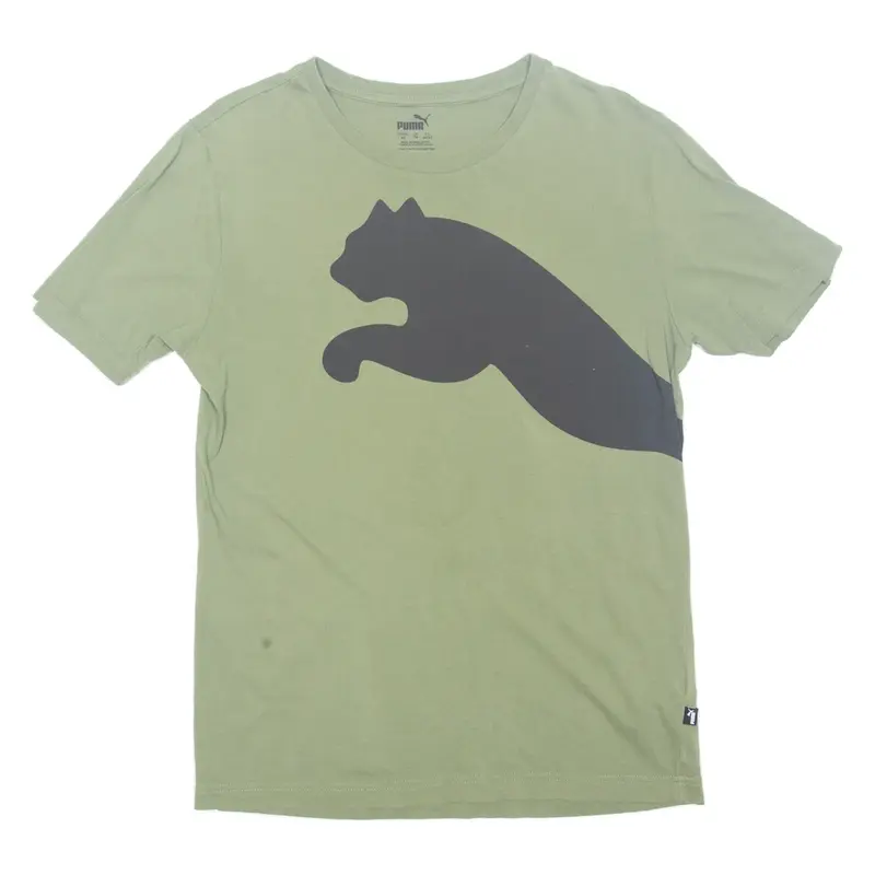 PUMA Mens T-Shirt Green XS