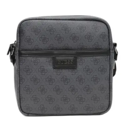 Guess, Vezzola, Document Holder, Fabric Shoulder Bag, Black, Women's