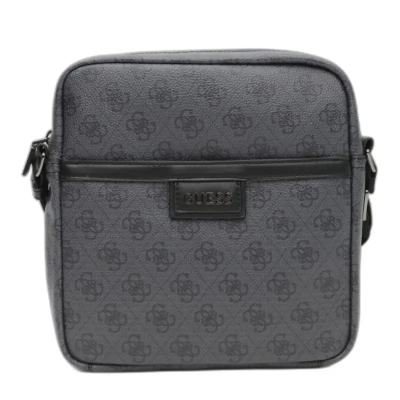 Guess, Vezzola, Document Holder, Fabric Shoulder Bag, Black, Women's