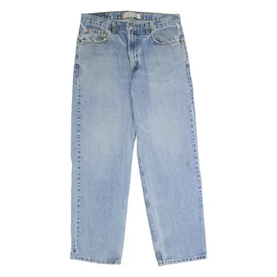 LEVI'S Mens Jeans Blue Relaxed Straight Stone Wash W32 L30