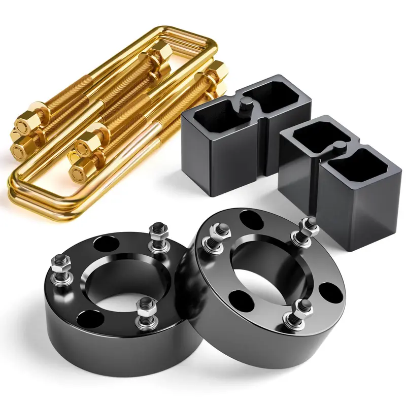 3 Front and 2 Rear Full Leveling Lift Kits for 2007-2024 Chevy Silverado 1500 and GMC Sierra 1500 2WD 4WD