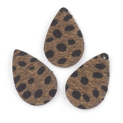 PU Leather Pendants