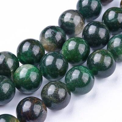 Natural Fuchsite Beads Strands