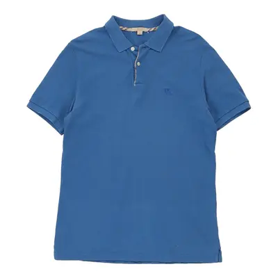 Burberry Brit Polo Shirt - Medium Blue Cotton