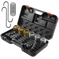 VEVOR Pull and Press Sleeve Kit 26PCS - Steel Bush Bearing Removal and Installation Set - Bush Removal Insertion Sleeve Tools...