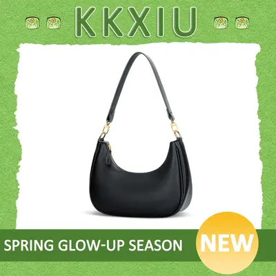 KKXIU Shoulder Bag for Women Small Purse Cute Clutch Hobo Handbag Trendy Crescent Bag luna purse