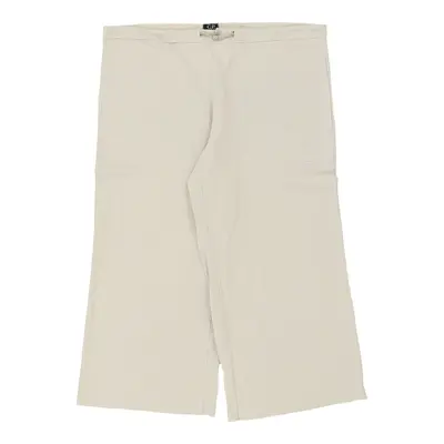 C.P. Company Trousers - 36W UK 16 Cream Cotton Blend