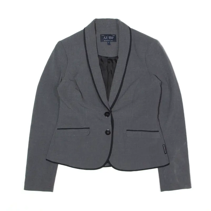 ARMANI JEANS Jacket Grey Blazer Womens S