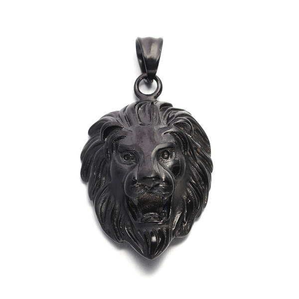 Lion Retro 304 Stainless Steel Pendants