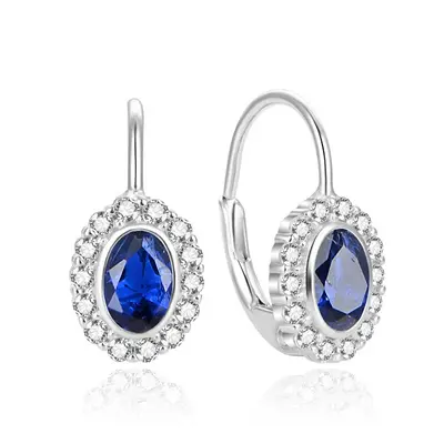 Beneto Delightful Duchess Kate Style Silver Earrings AGUC2722L