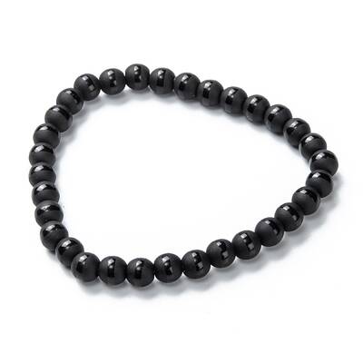 Frosted Glass Beads Stretch Bracelets