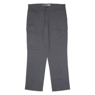 CARHARTT Cargo Workwear Mens Canvas Trousers Grey Relaxed Straight W38 L32