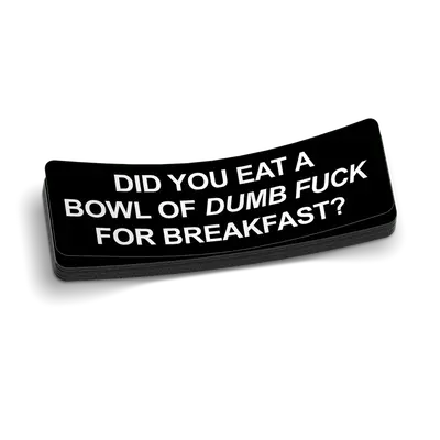 Bowl Of Dumb Hard Hat Decal