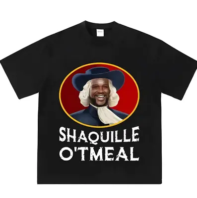 Shaquille Oatmeal Funny Meme T Shirt Streetwear Unisex Humor