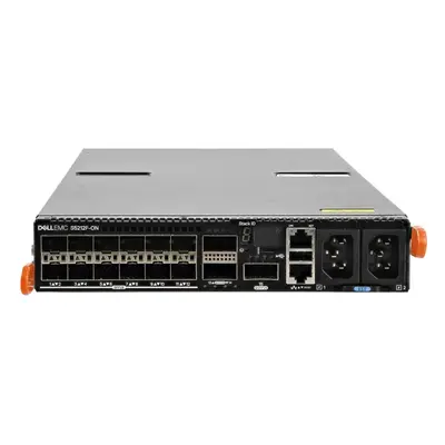 210-APHY Dell PowerSwitch S5200-ON Series S5212F-ON 12 x 25GbE SFP28 and 3 x 100GbE QSFP28 Ports Layer 3 Managed Smart Fabric...